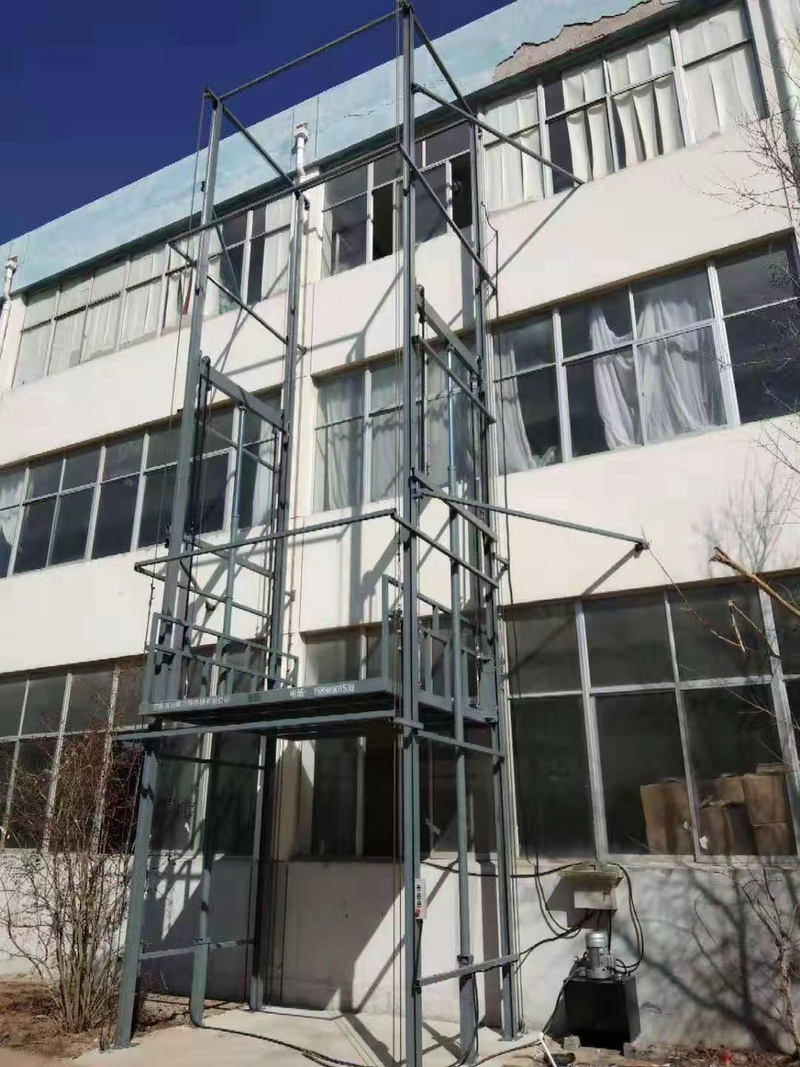 镇江室外贴墙货梯
